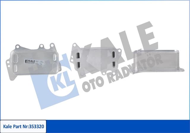KALE SANZIMAN YAG SOGUTUCU BMW N57N F30 F31 F10 F11 F12 F13 11428510856 OEM: 11428510856 - KALE 353320 kodlu oto yedek parça