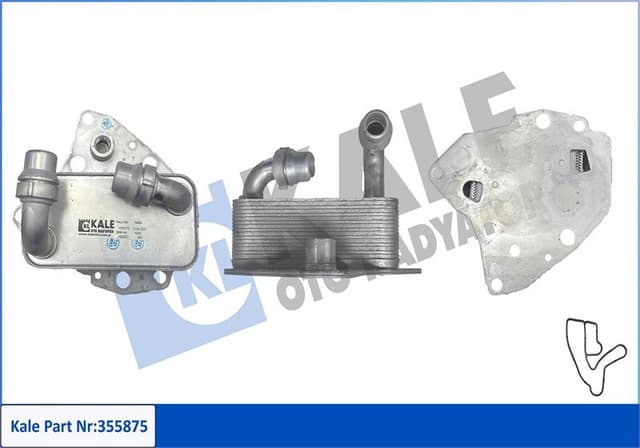 KALE YAĞ SOĞUTUCU RADYATÖRÜ INSIGNIA A 08 17 ASTRA J 10 15 ZAFIRA C 11 DOBLO-BRAVO 2.0 CDTI-MTJ A20DTH A20DTC A20DTE Y20DTH 55595532-650184-55578737-55220875 OEM: 55595532-650184-55578737-55220875 - KALE 355875 kodlu oto yedek parça