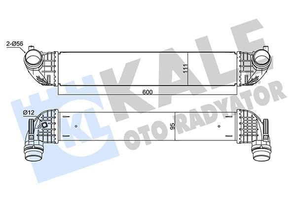 KALE INTERCOOLER OPEL ASTRA K INTERCOOLER AL/BRZ 600X111X95 13356681-39109103-39185908 OEM: 13356681-39109103-39185908 - KALE 356085 kodlu oto yedek parça