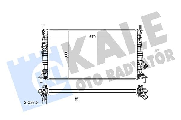 KALE MOTOR SU RADYATORU FOCUS II FOCUS II C MAX 1.6TDCI 2.0TDCI 1.6 1.8 04 08 C MAX 2.0 16V 1.6TDCI 07 MAZDA 3 1.4 1.6 03 09 VOLVO C30 C70 S40 V50 1.6D 1.6 1.8 06 12 3M5H8005TL-1306756-30741045 OEM: 3M5H8005TL-1306756-30741045 - KALE 356300 kodlu oto yedek parça