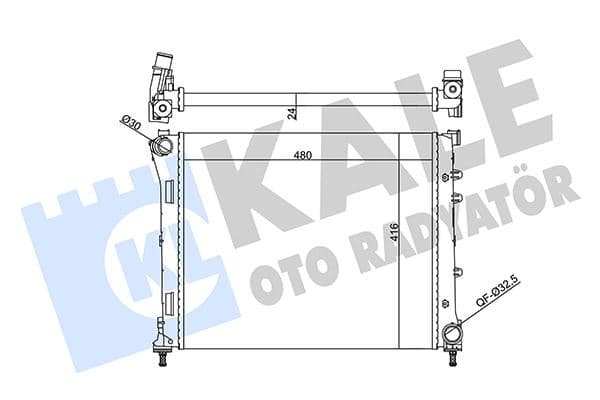 KALE SU RADYATÖRÜ FIAT PANDA 1.3JTD 12 500-500C 1.3MTJ 1.4 16V 07 MT AC MEKANİK 480x416x24 51793589-51835026-51934450-52044997 OEM: 51793589-51835026-51934450-52044997 - KALE 357060 kodlu oto yedek parça