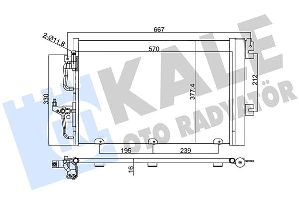 KALE KLİMA RADYATÖRÜ ASTRA H-ZAFIRA B 1.4-1.6-1.8 Z14XEL-Z14XEP-Z16XEP-Z16XER-A16XER-Z18XE-Z18XER-A18XER 93178958-1850096 OEM: 93178958-1850096 - KALE 393400 kodlu oto yedek parça