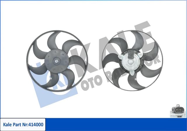 KALE FAN MOTORU ASTRA F-VECTRA A-CALIBRA A 1.6-1.8-1.8 16V-2.0 16V 200W-365mm 1341271-90512980-90502469 OEM: 1341271-90512980-90502469 - KALE 414000 kodlu oto yedek parça