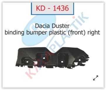 KAYA ÖN TAMPON BAĞLANTI AYAĞI SAĞ DACIA DUSTER 622220011R OEM: 622220011R - KAYA KD1436 kodlu oto yedek parça