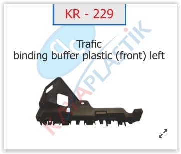 KAYA ÖN TAMPON BAĞLANTI AYAĞI SOL TRAFIC OEM: 622204446-620505064R - KAYA KR229 kodlu oto yedek parça