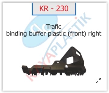 KAYA ÖN TAMPON BAĞLANTI AYAĞI SAĞ TRAFIC 622117405R-620505064R OEM: 622117405R-620505064R - KAYA KR230 kodlu oto yedek parça