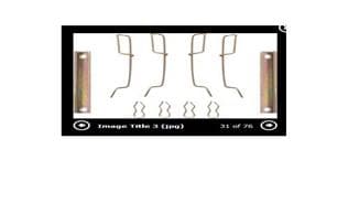 KAYA FREN KALİPER KIZAĞI TAKIM R9 7701201836 OEM: 7701201836 - KAYA KR295 kodlu oto yedek parça