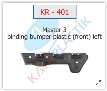 KAYA ÖN TAMPON BRAKETİ SOL MASTER III 620430006R OEM: 620430006R - KAYA KR401 kodlu oto yedek parça