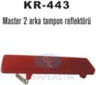 KAYA ARKA TAMPON REFLEKTÖRÜ SAĞ-SOL MASTER II 01 MOVANO II 01 TRAFIC II 06 VIVARO 06 7700353184-2607900QAB-9160858 OEM: 7700353184-2607900QAB-9160858 - KAYA KR443 kodlu oto yedek parça