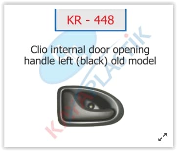 KAYA KAPI İÇ AÇMA SOL MEGANE-MASTER-LOGAN SİYAH ESKİ MODEL 7700830078 OEM: 7700830078 - KAYA KR448 kodlu oto yedek parça