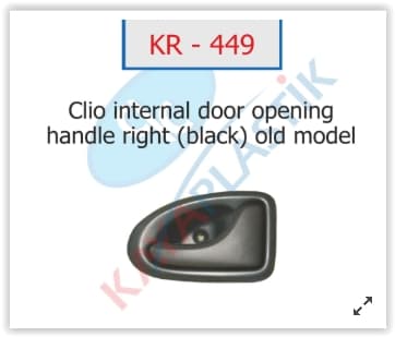 KAYA KAPI İÇ AÇMA SAĞ MEGANE-MASTER-LOGAN SİYAH ESKİ MODEL 7700830079 OEM: 7700830079 - KAYA KR449 kodlu oto yedek parça