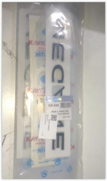 KAYA ARKA YAZI MGN 4 OEM: 908922947R - KAYA KR545 kodlu oto yedek parça