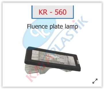KAYA PLAKA LAMBASI MGN III-FLUENCE-SCENIC II-CAPTUR-LGN II-LATITUDE-DUSTER-LOGAN MCV II-LODGY 8200013577 OEM: 8200013577 - KAYA KR560 kodlu oto yedek parça