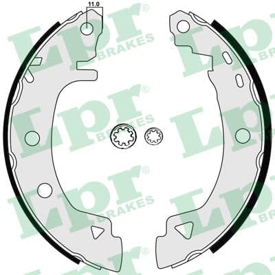 LPR ARKA PABUÇ BALATA MAREA 96-02 BRAVO 96-10.01 BRAVA 96-01 ALFA 145 96-01 146 96-01 203x38 OEM: 5000047059-4640604-950814-9974106 - LPR 04920 kodlu oto yedek parça