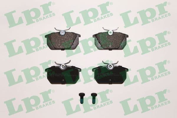 LPR ARKA FREN BALATASI FIAT TEMPRA 90>TİPO 87> UNO 89> MAREA 96> CROMA 87> BRAVO 96> OEM: 794080-9945823-9945821-9945496 - LPR 05P101 kodlu oto yedek parça