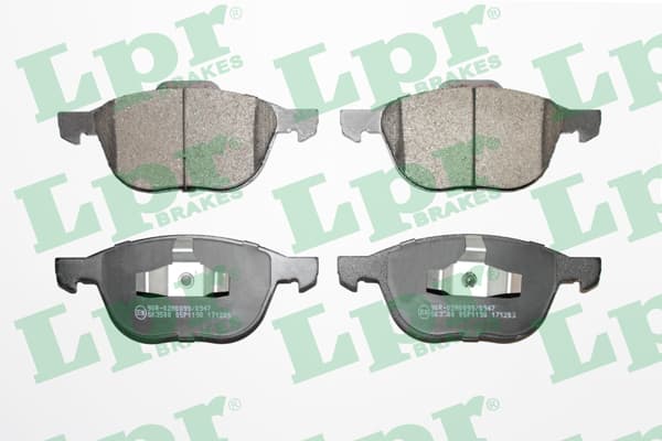 LPR ÖN BALATA FOCUS 04 18 CMAX 07 19 KUGA I -II 08 14 VOLVO V40 19 C30 06 12 S70 08 13S40 04 12 V50 OEM: AV6J2K021AA-3M512K021AB-30742030 - LPR 05P1190 kodlu oto yedek parça