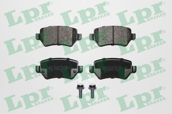 LPR ARKA BALATA ASTRA G 98 > ASTRA H 05 > MERIVA 03 > ZAFIRA 00 > COMBO 02 > GDB1515-GDB1831 OEM: 93188727-1605967-1605086-WVA23415 - LPR 05P1650 kodlu oto yedek parça