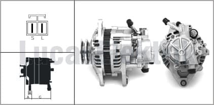 LUCAS ALTERNATOR 12V 65A MITSUBISHI L200 L300 H100 MINIBUS 2.5 1997 2008 CIFT KASNAK / VAKUMLU A002T82899AT-A2TN0399-A2TN0499 OEM: A002T82899AT-A2TN0399-A2TN0499 - LUCAS LEA0211 kodlu oto yedek parça