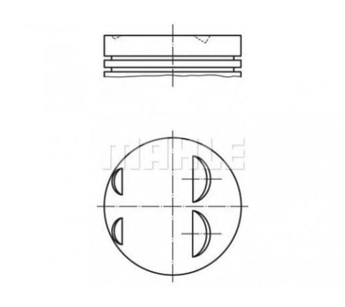MAHLE MOTOR KİTİ STD CLIO-KNG 1.4 ENJ. E7J 75.80 7701465037-6001543007 OEM: 7701465037-6001543007 - MAHLE 0210390 kodlu oto yedek parça