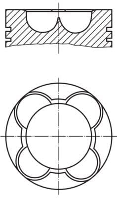 MAHLE PISTON SEGMAN 84.50mm 0.50 BMW M57 D30 E46 E60 E90 E92 E65 E66 E83 E53 11257799357 OEM: 11257799357 - MAHLE 081PI00108102 kodlu oto yedek parça