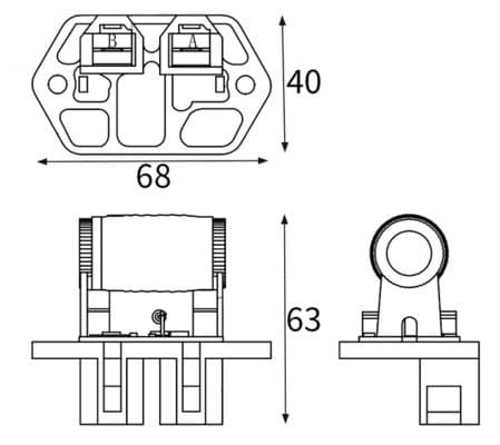 MAHLE KALORİFER REZİSTANSI BOXER III-JUMPER III 2.2 HDI-3.0 HDI-DUCATO III 2.2 JTD-3.00 JTD-KARSAN JEST 10 OEM: 1267.J7-1355607080 - MAHLE ABR185000S kodlu oto yedek parça