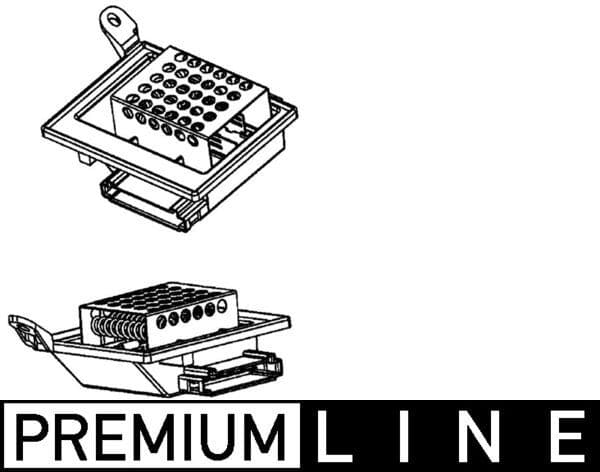 MAHLE KLIMA FAN REGULATORU MERCEDES VITO W639 03 A0018358706 OEM: A0018358706 - MAHLE ABR86000P kodlu oto yedek parça