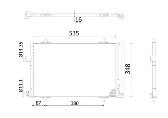 MAHLE KLİMA RADYATÖRÜ KONDANSÖR P407 04 11 P508 10 18 C5 04 17 1.6-1.8-2.0 VTI-HDI 6455.HV-6455.GY-6455.JB-9683011280 OEM: 6455.HV-6455.GY-6455.JB-9683011280 - MAHLE AC938000S kodlu oto yedek parça