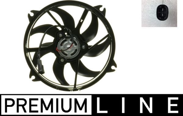 MAHLE FAN MOTORU C5 EM-C8-P807-EXPERT III-JUMPY III 1.6 HDI-2.0 HDI 370W-385mm OEM: 1253.Q8-1250.G1-1250.G2-1250.G4 - MAHLE CFF289000P kodlu oto yedek parça