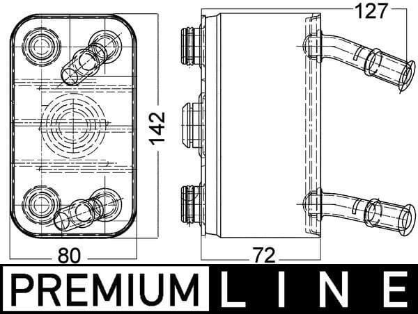MAHLE SANZIMAN YAG SOTUGUCU M62 B44 RANGE ROVER 3 VOGUE L322 02 05 PREMIUM LINE OEM: PFD000020 - MAHLE CLC113000P kodlu oto yedek parça