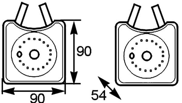 MAHLE YAĞ SOĞUTUCUSU BORA-CADDY-GOLF4/5-JETTA-PASSAT-POLO-A3-LEON-CRAFTER-T5 1.4-1.9-2.5 T DI KALIN TİP 028117021B-028117021K-028117021L OEM: 028117021B-028117021K-028117021L - MAHLE CLC163000S kodlu oto yedek parça