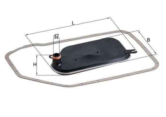 MAHLE HİDROLİK FİLTRE TAKIMI PASSAT-A4-A6 97-05 -SKODA SUPERB 02-05 ZF5HP19FL OTOMATİK ŞANZUMAN 01V325429 OEM: 01V325429 - MAHLE HX84D kodlu oto yedek parça