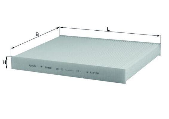 MAHLE POLEN FİLTRESİ TRANSPORTER T5 09 MULTIVAN V 04 TOUAREG 04-10 Q7 10 AMAROK 10 PORSCHE CAYEN 7H0819631-7H0819631A OEM: 7H0819631-7H0819631A - MAHLE LA182 kodlu oto yedek parça