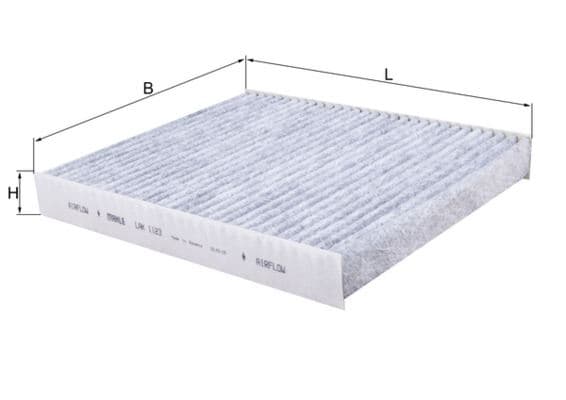 MAHLE KABİN FİLTRESİ KARBONLU INSIGNIA B 18> ASTRA K 16> MERIVA B 10> MOKKA 13> AVEO T300 11> CRUZE TRA X 09> OEM: 1684471080-13356914-1808020 - MAHLE LAK1123 kodlu oto yedek parça