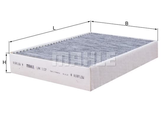 MAHLE POLEN FILTRESI LAND ROVER DISCOVERY SPORT L550 RANGE ROVER EVOQUE L551 KARBONLU OEM: LR115835 - MAHLE LAK1137 kodlu oto yedek parça