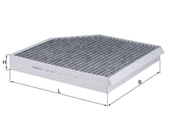 MAHLE KABİN FİLTRESİ AUDI A7 4GA/GF 3.0 TFSI 299HP 10 OEM: 4H0819439 - MAHLE LAK667 kodlu oto yedek parça