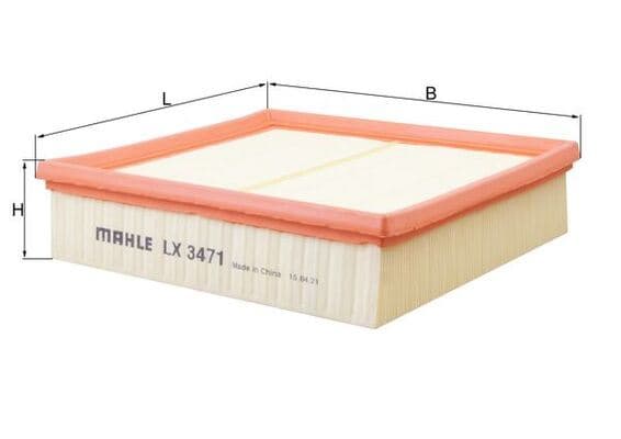 MAHLE HAVA FILTRESI MERCEDES OM651 W176 W246 C117 X117 X156 A6510940204 OEM: A6510940204 - MAHLE LX3471 kodlu oto yedek parça