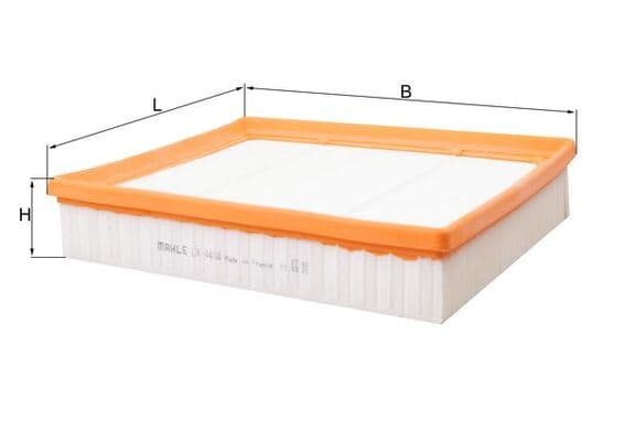 MAHLE HAVA FILTRESI MERCEDES X-CLASS OM690 W470 17 . NISSAN NAVARA 2.3 dCi 15 A0000900700-165464JA1A OEM: A0000900700-165464JA1A - MAHLE LX4404 kodlu oto yedek parça
