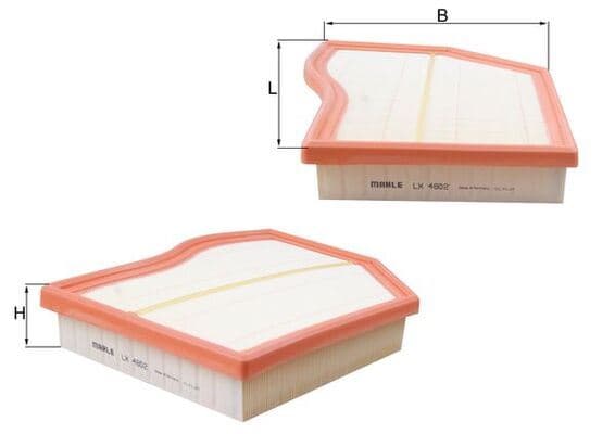 MAHLE HAVA FILTRESI MERCEDES OM654 W177 V177 W247 C118 X118 H247 X247 A6540940204 OEM: A6540940204 - MAHLE LX4802 kodlu oto yedek parça