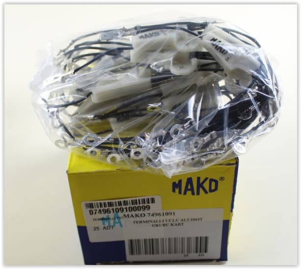 MAKO TERMINALLI UCLU ALT.DIOT GRUBU KARTAL KONJEKTÖRSUZ TÜM A  - MAKO 74961091 kodlu oto yedek parça