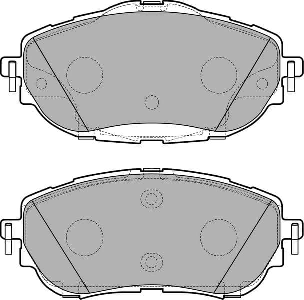 MARELLI ÖN FREN BALATA TOYOTA AURIS COROLLA 1.33L 1.6L 1NR-FE 1ZR-FAE NRE180 ZRE181 ZRE185 12- / 1.4L 1ND-FTV NDE180 12- OEM: 0446502390-0446502391 - MARELLI 323700050300 kodlu oto yedek parça