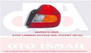 MARS- STOP DUYSUZ SOL ACCENT 01/00-08/02 9240125020 OEM: 9240125020 - MARS 510629 kodlu oto yedek parça