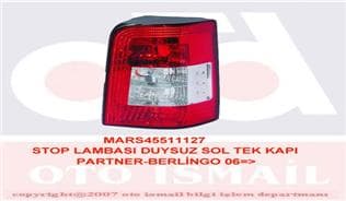 MARS- STOP LAMBASI DUYSUZ SOL TEK KAPI PARTNER-BERLINGO 06 OEM: 6350.CY - MARS 511127 kodlu oto yedek parça