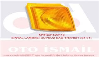 MARS- SİNYAL LAMBASI DUYSUZ SAĞ TRANSİT 94-01 OEM: 92VB13368AB-6166917 - MARS 520418 kodlu oto yedek parça