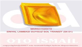 MARS- SİNYAL LAMBASI DUYSUZ SOL TRANSİT 94-01 OEM: 92VB13369AB-6166918 - MARS 520419 kodlu oto yedek parça