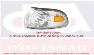 MARS- SİNYAL LAMBASI DUYSUZ SAG HYUNDAI H100 9230243800 OEM: 9230243800 - MARS 520634 kodlu oto yedek parça