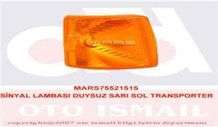 MARS- SİNYAL LAMBASI DUYSUZ SARI SOL TRANSPORTER T4 90-96 OEM: 9EL136401011 - MARS 521515 kodlu oto yedek parça