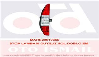 MARS- STOP LAMBASI DUYSUZ SOL DOBLO EM 46738735-51735979 OEM: 46738735-51735979 - MARS 610365 kodlu oto yedek parça