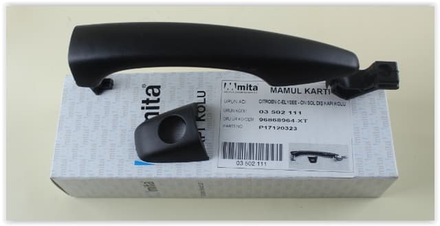 MITA ÖN SOL DIŞ KAPI KOLU CITROEN C-ELYSEE /P301 OEM: 96868964-XT - MITA 03502111 kodlu oto yedek parça