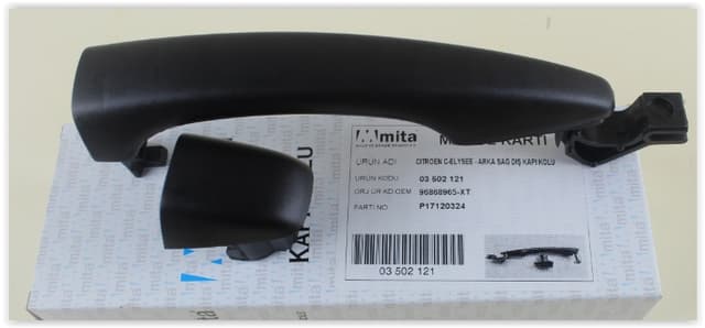 MITA ARKA SAĞ DIŞ KAPI KOLU CITROEN C-ELYSEE /P301 OEM: 96868965-XT - MITA 03502121 kodlu oto yedek parça