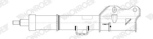 MONROE AMORTISOR ON GAZLI MERCEDES VITO W447 14> OEM: A4473205738 - MONROE G8820 kodlu oto yedek parça